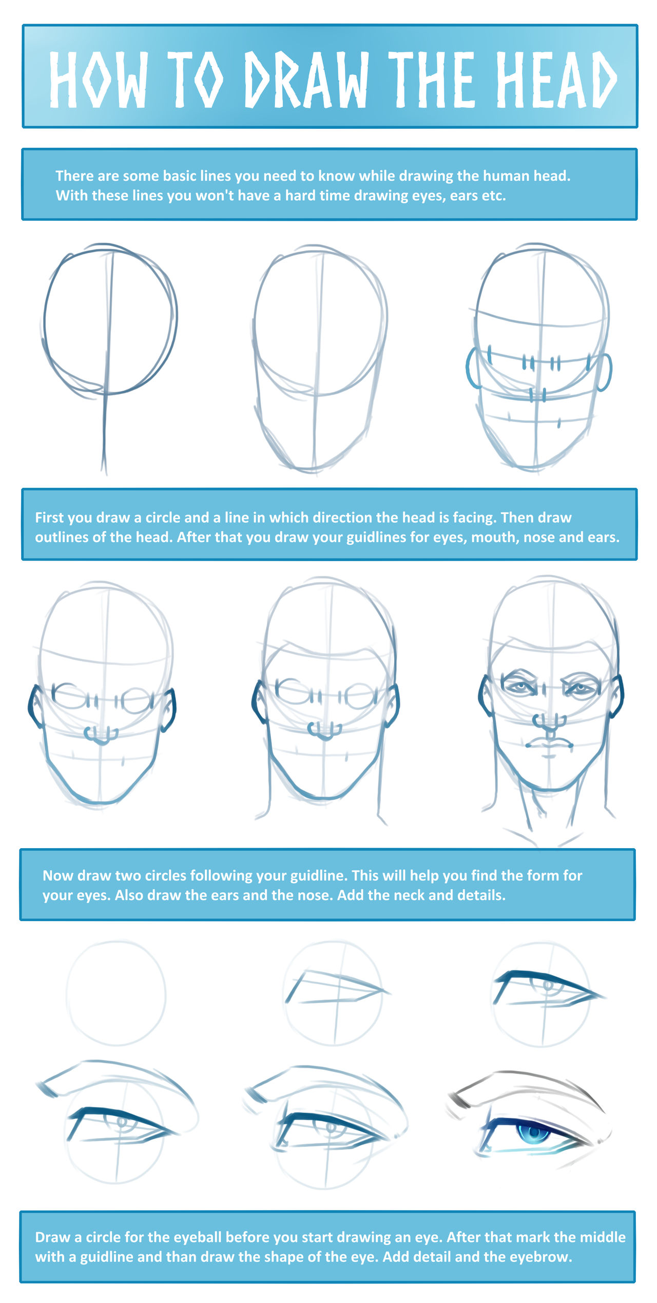 Head Tutorial Front by RaikaiRan on DeviantArt