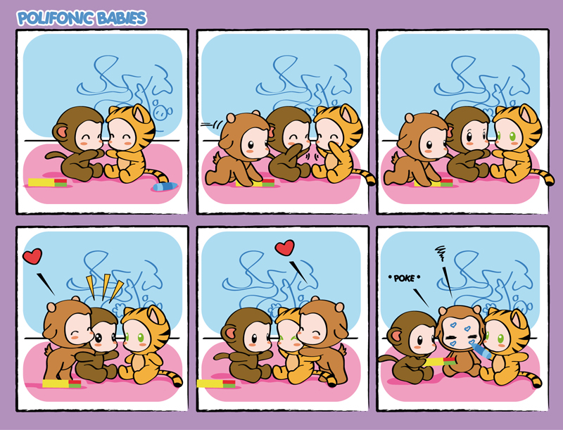 Comicstrip Polifonic Babies 8