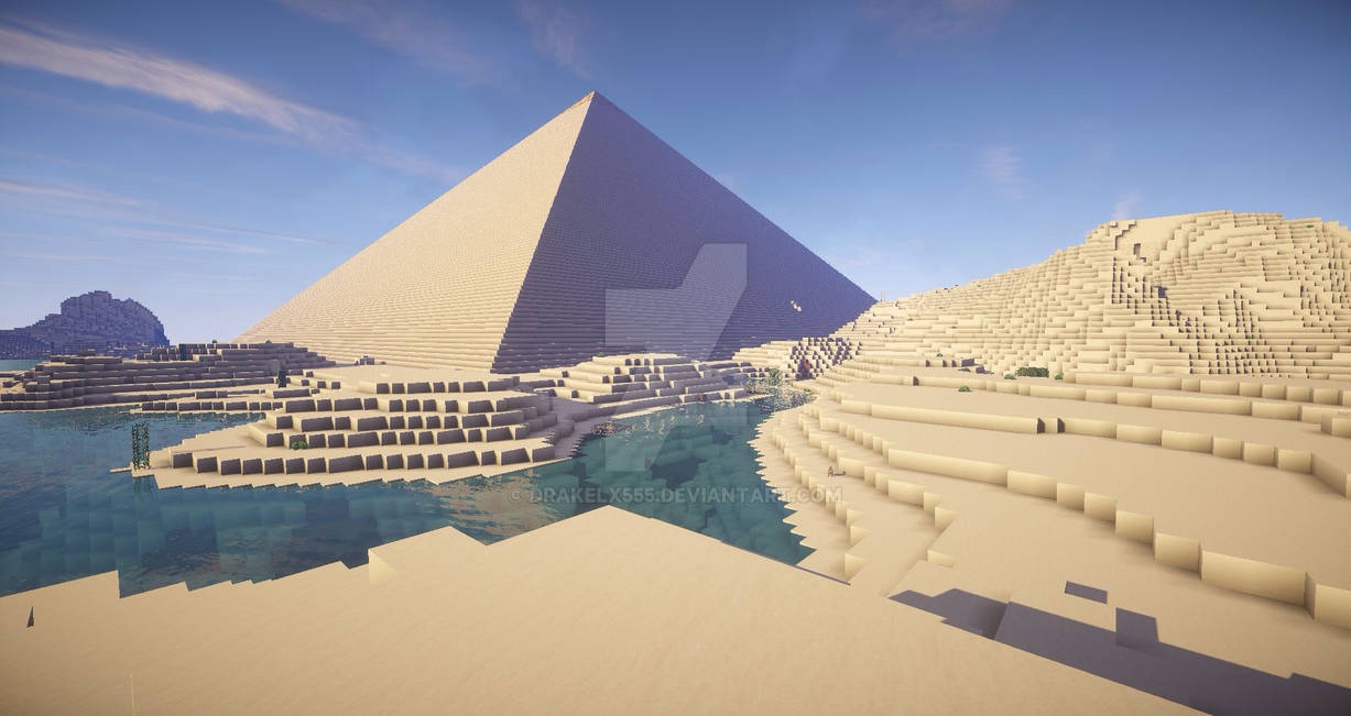 The Great Pyramid of Giza (Minecraft) by Drakelx555 on DeviantArt