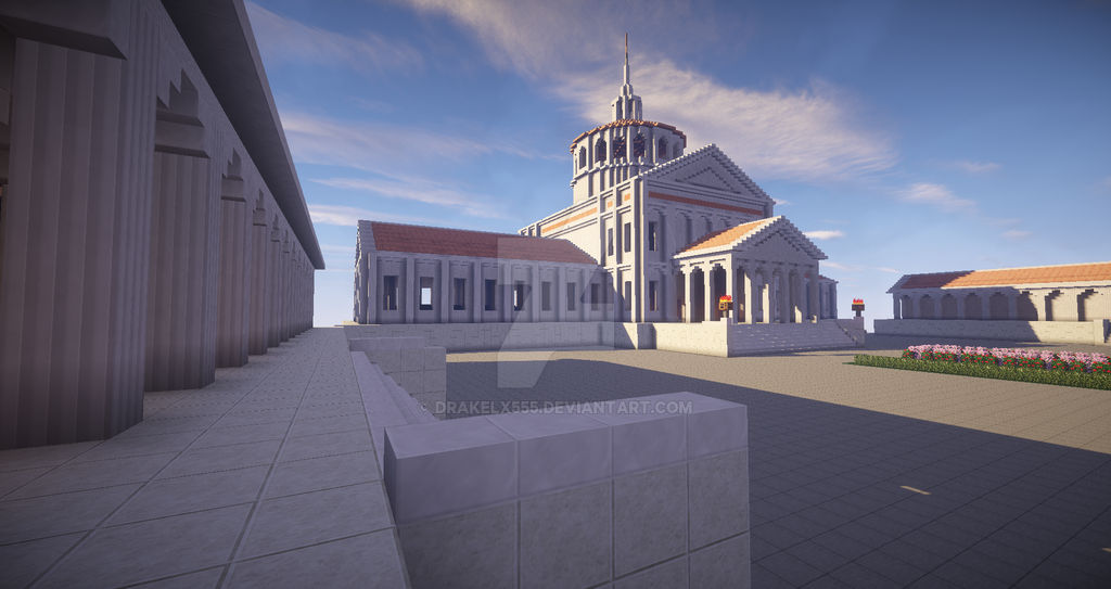 The Library of Alexandria (Minecraft) by Drakelx555 on DeviantArt