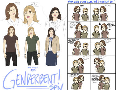 Genderbent!SPN dump