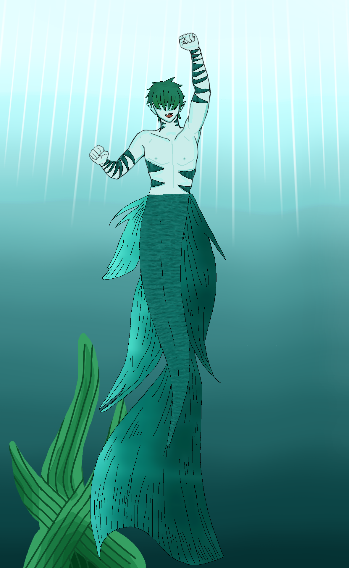Merman Twitter Merman by KatKitKid on DeviantArt