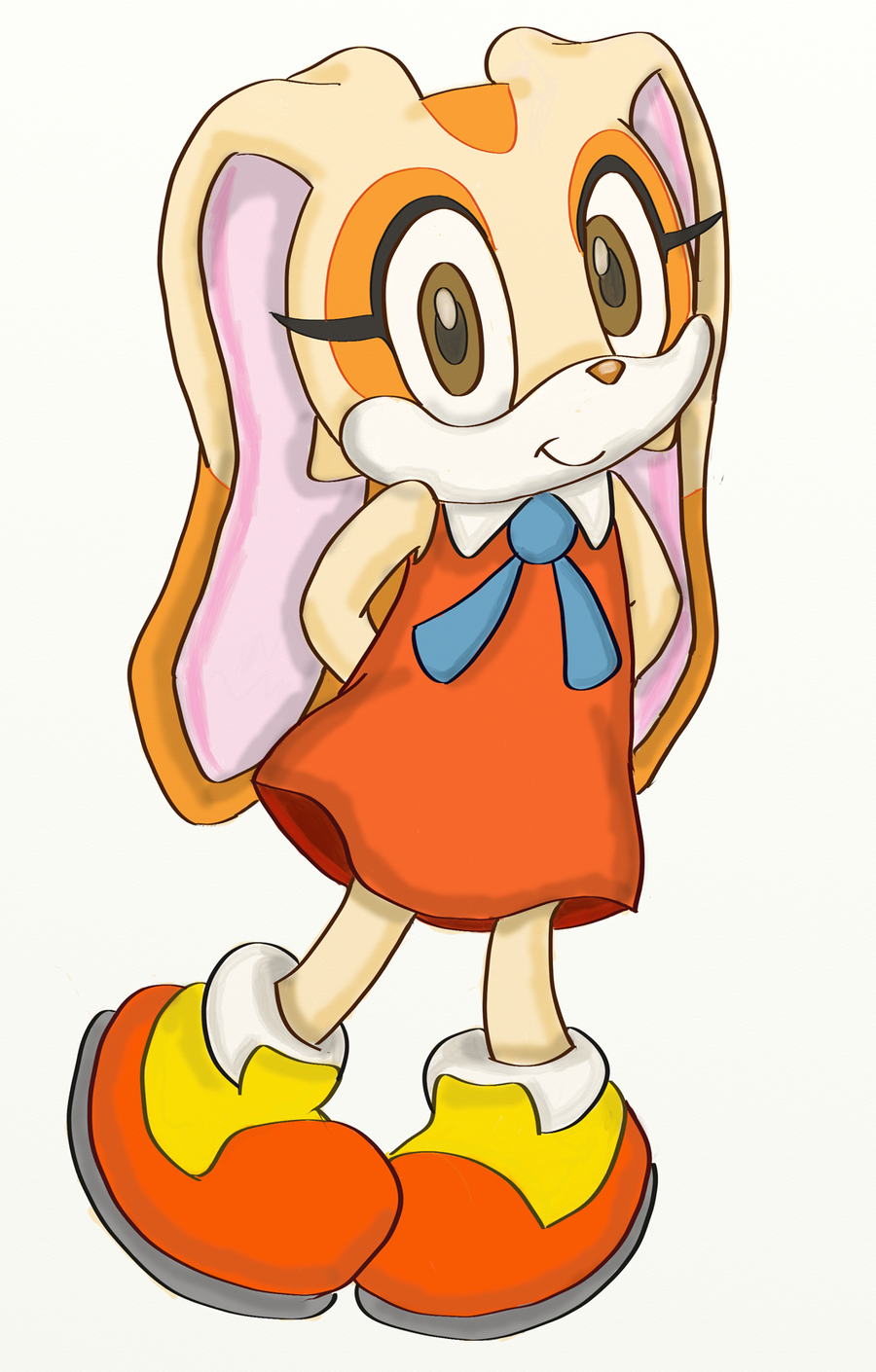 Cream the Rabbit by ChibiBeckyG on DeviantArt