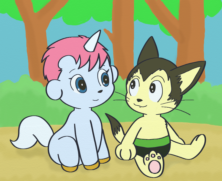 Unico and Atom Cat