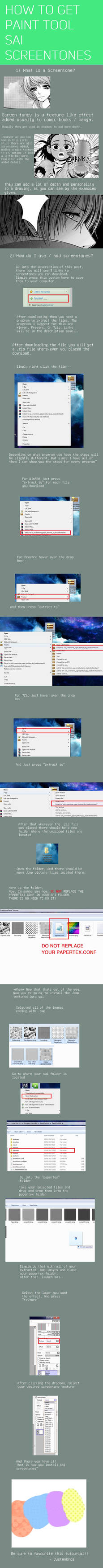 [TUTORIAL]How to add SCREENTONES to PAINT TOOL SAI