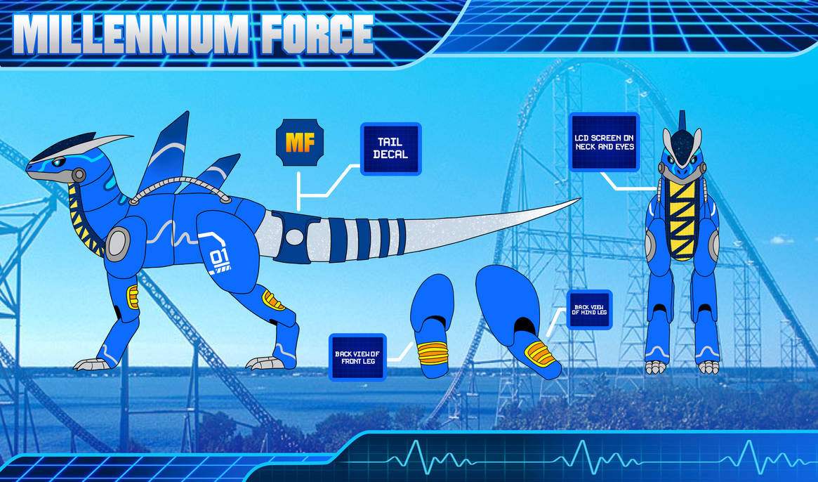 Millenium Force Less Millennium Force Ref Sheet by MysticCorvid on DeviantArt