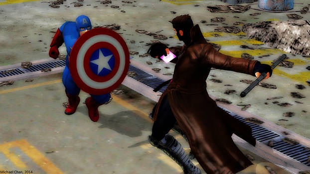 AvX - Captain America vs. Gambit