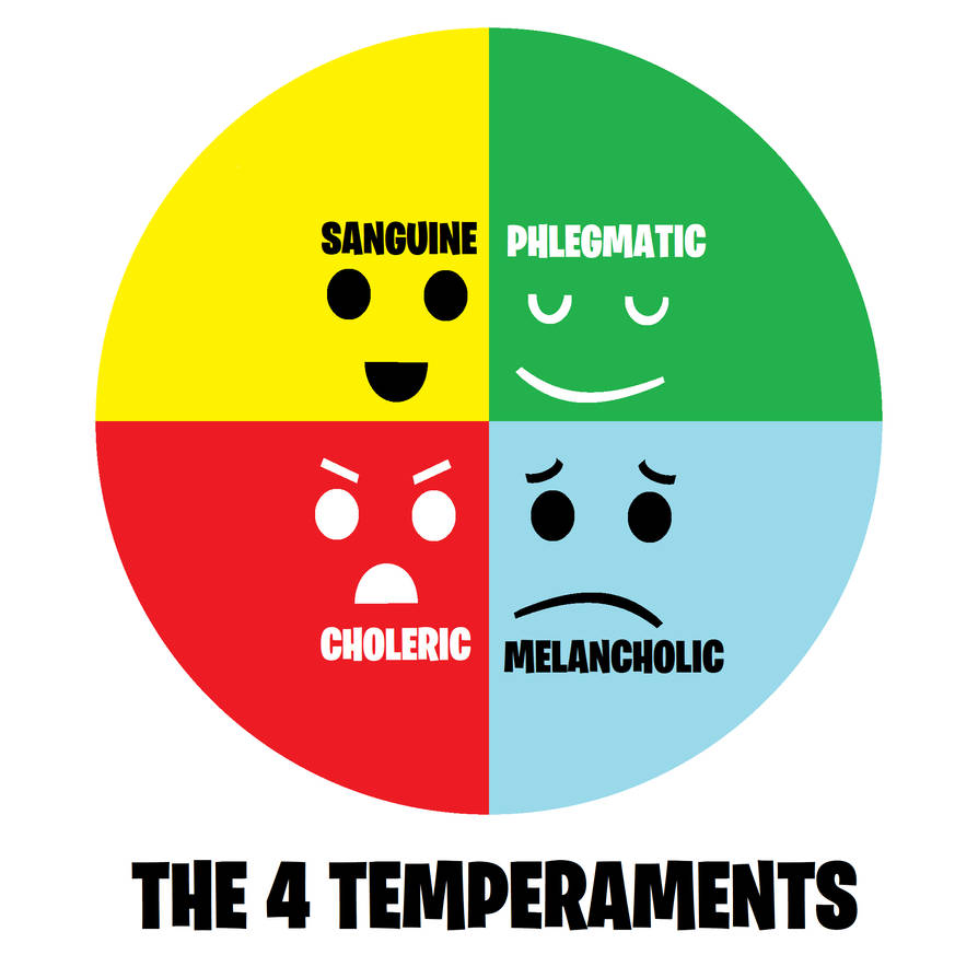 The 4 Temperaments by DecIsMuchJuvenile on DeviantArt