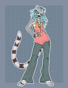 Lemur sketch - Drawings for Donations