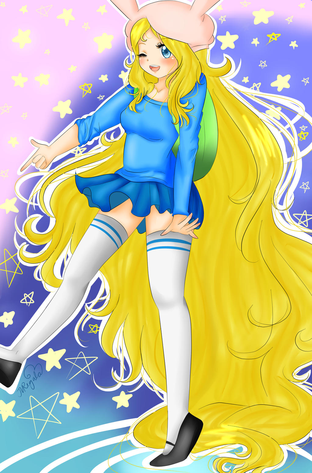 ~** AT: Fionna's loooooong hair~! **~