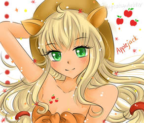 Sparkly Applejack gijinka