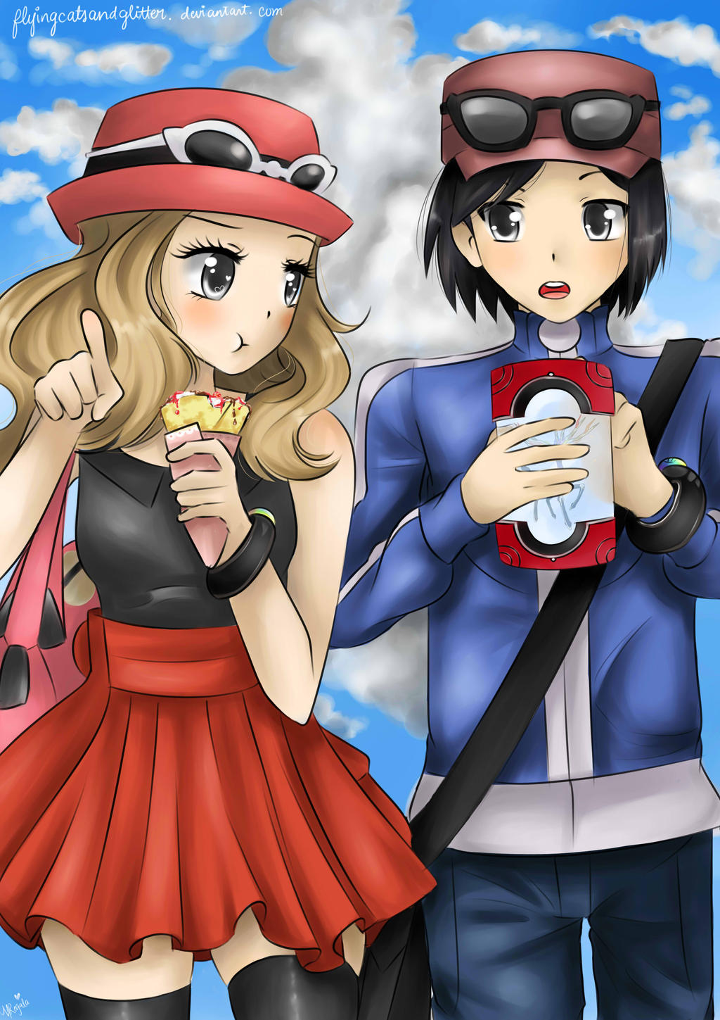 X And Y Serena Calem By Monicherrie On DeviantArt.