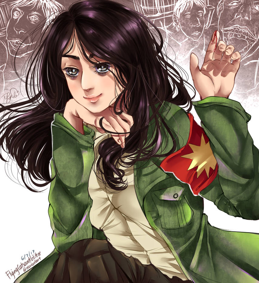 wallpapers Pieck Crawling Scene Manga snk pieck by monicherrie on deviantart