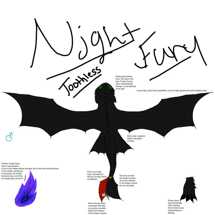 Toothless Reference Sheet by Crystalstripe on DeviantArt