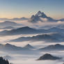 Mist Covered Mountains