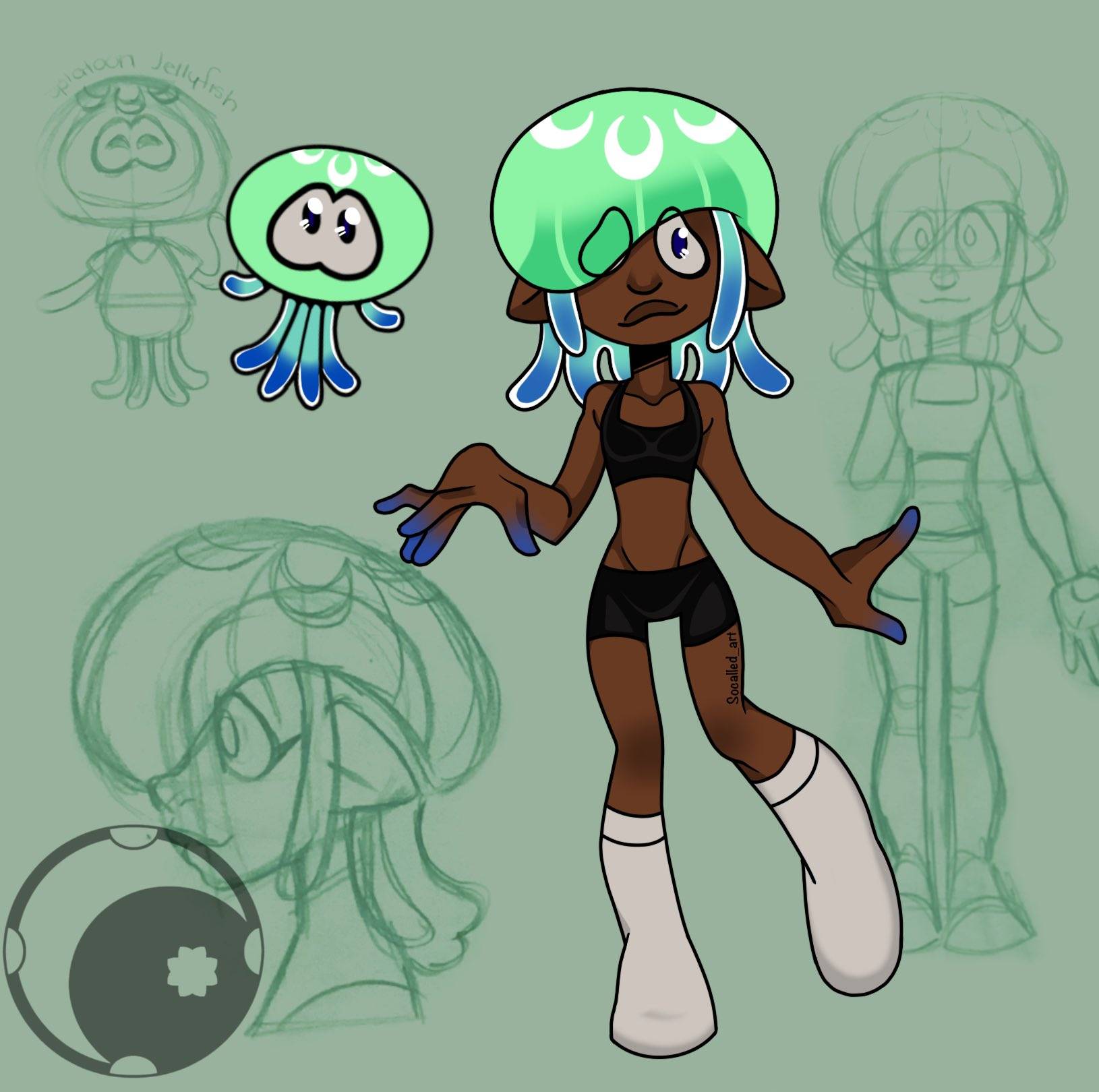 Splatoon Jellyfish Oc By SoCallArt On DeviantArt splatoon-jellyfish-oc-by-socallart-on-deviantart