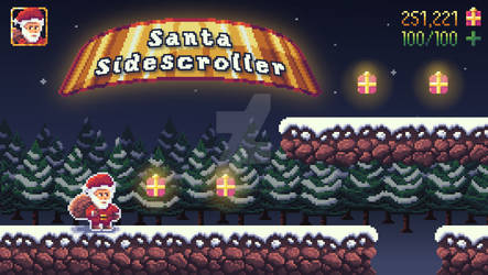 Santa Sidescroller