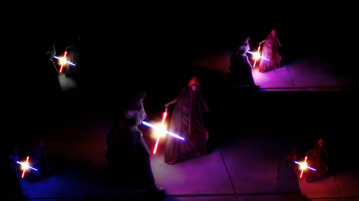 Lightsaber Duel Lighting Deconstruction by RC-1290