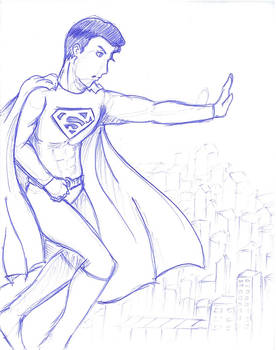 Superman Doodle