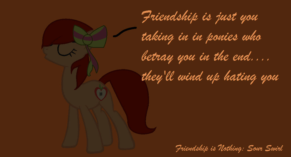 Friendship is Nothing- Sour Swirl