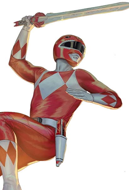 MMPR Red Ranger Render by ZettStuff on DeviantArt