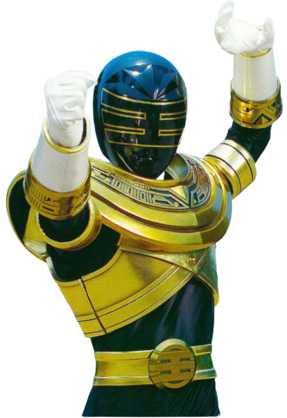 Gold Zeo Ranger Render 03 by ZettStuff on DeviantArt