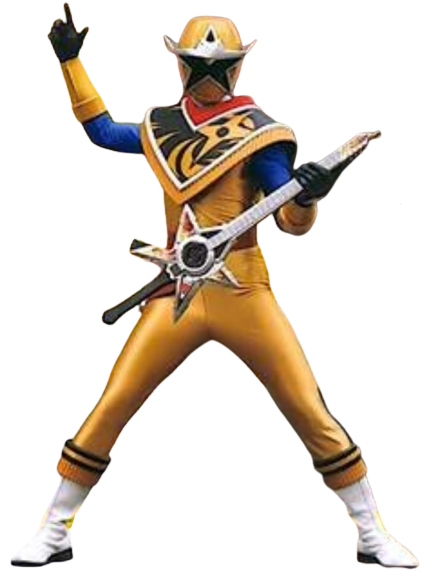 Ninja Steel Gold Ranger Render by ZettStuff on DeviantArt