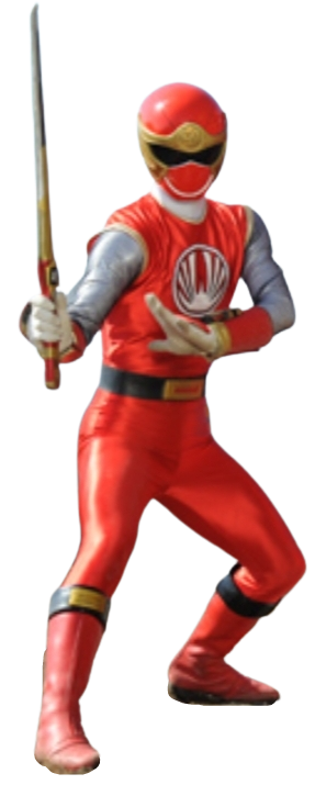 Ninja Storm Red Ranger Render by ZettStuff on DeviantArt