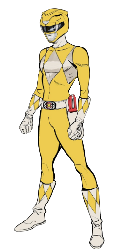 MMPR Yellow Ranger Render 02 by ZettStuff on DeviantArt