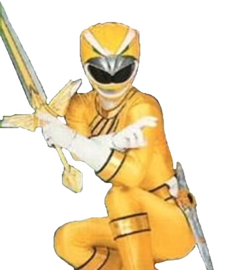 Wild Force Yellow Ranger Render 03 by ZettStuff on DeviantArt