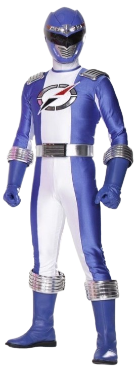 Blue Overdrive Ranger Render by ZettStuff on DeviantArt