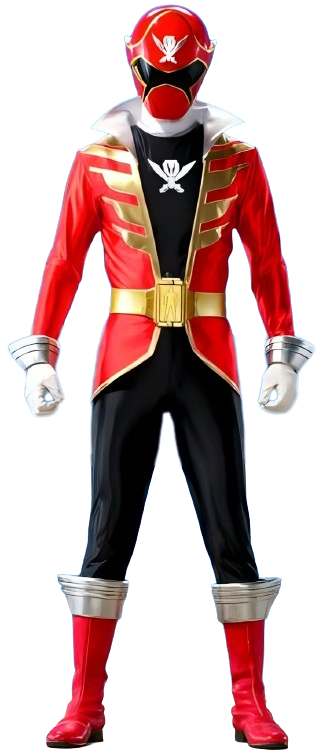 Red Goki Ranger Gokai Red Render by ZettStuff on DeviantArt