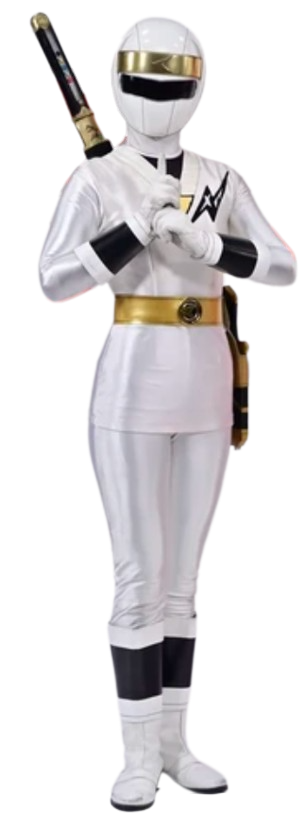Ninja Ranger Render Deviantart Ninja White Render by ZettStuff on DeviantArt