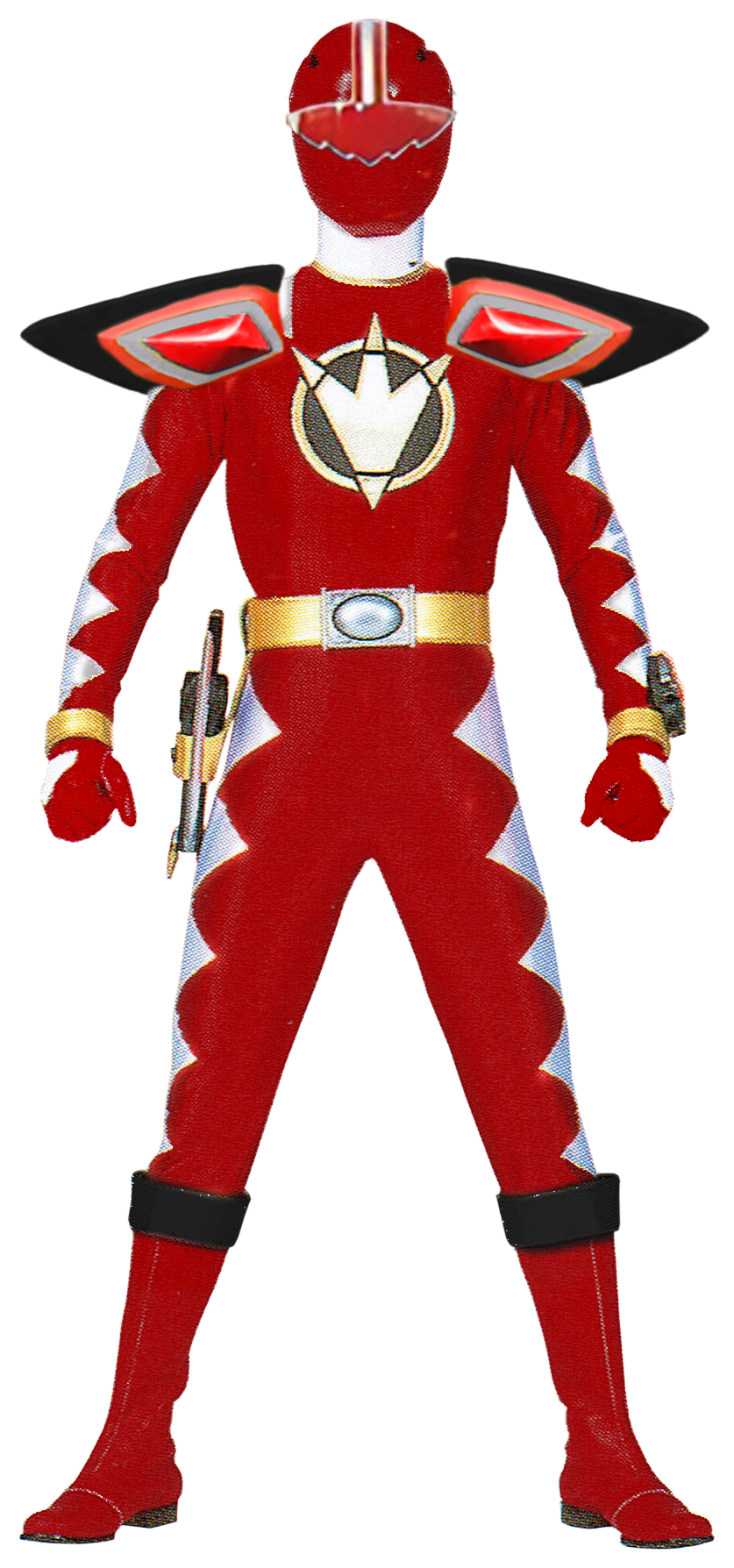 Crimson Dino Thunder Ranger by ZettStuff on DeviantArt