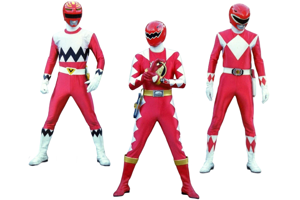 Red Rangers Render by ZettStuff on DeviantArt