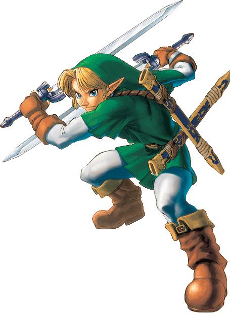 Link with two swords