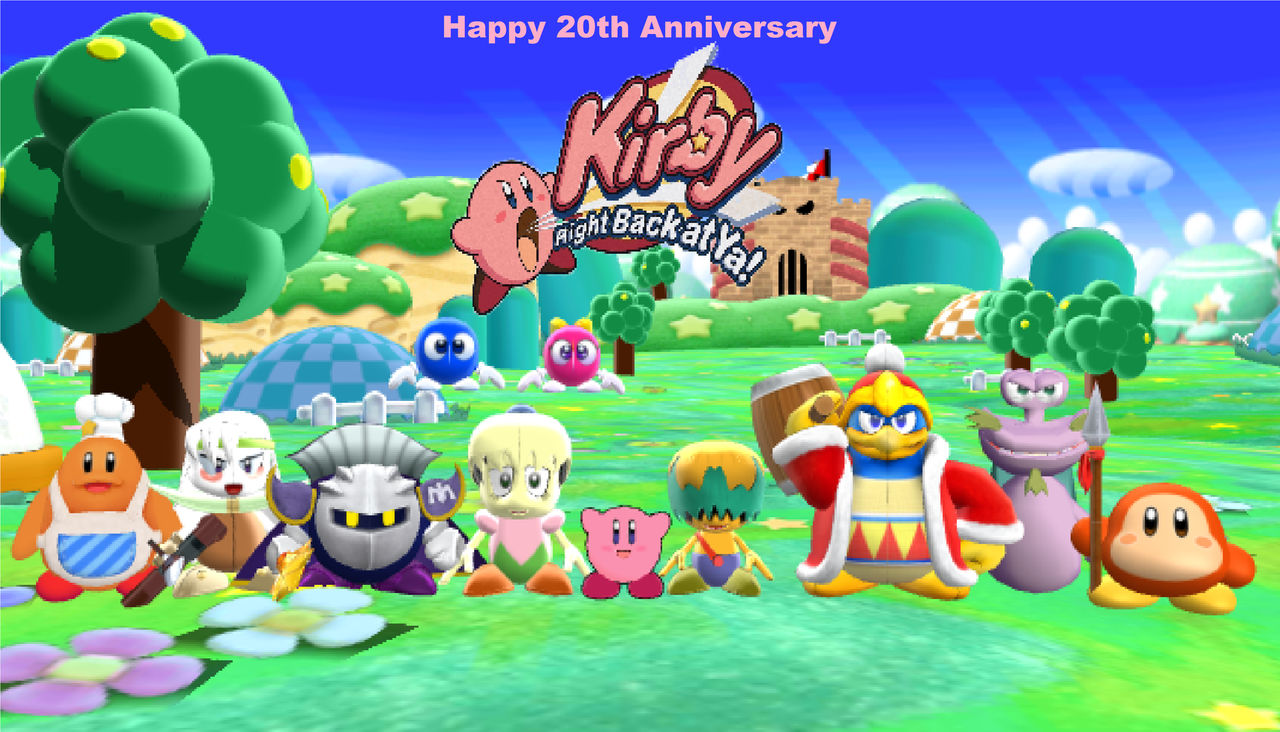 Happy 20th Anniversary Kirby Right Back At Ya by Mario1cool on DeviantArt