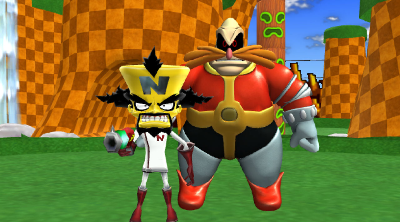 Gift: Dr. Robotnik and Dr. Cortex by Mario1cool on DeviantArt