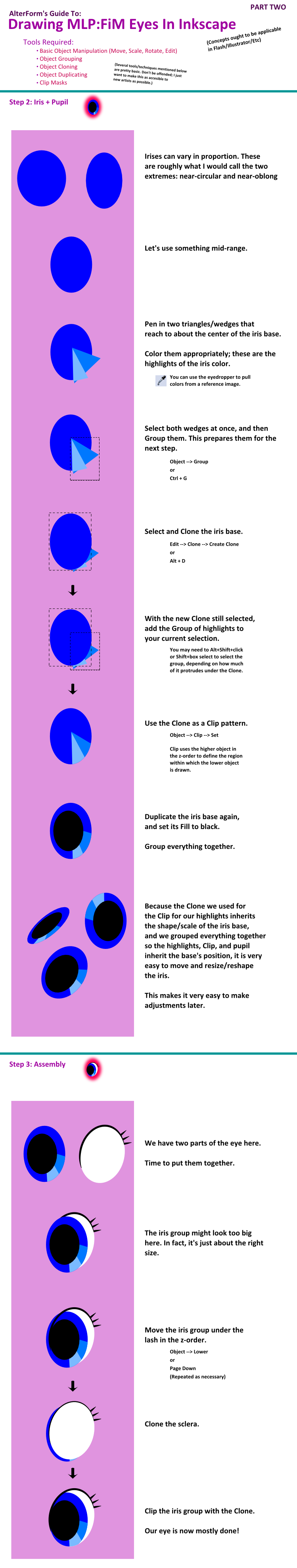 MLP: FiM Eye Tutorial Part 2 by AltrForm on DeviantArt
