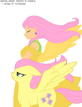 Color Job - Humanized Fluttershy