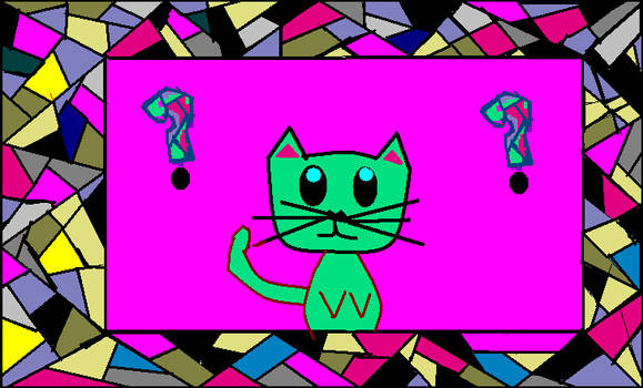 Kitty Stained Glass