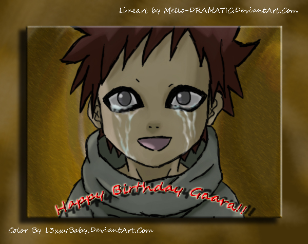 Gaara's Birthday Collab