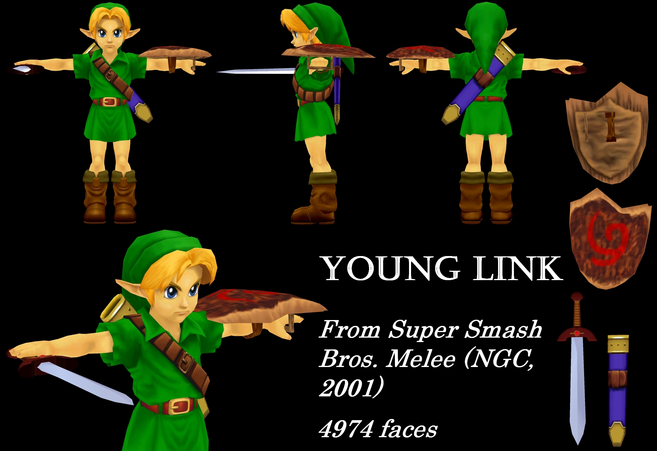 Ocarina of Time Link Pose by kamtheman56 on DeviantArt