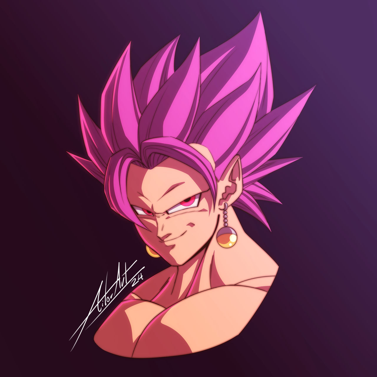 Ultra Rising Vegito Ultra Vegito by Aitorart741 on DeviantArt