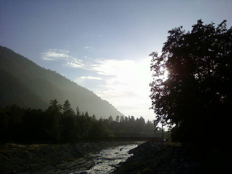 Sunrise over the bridge