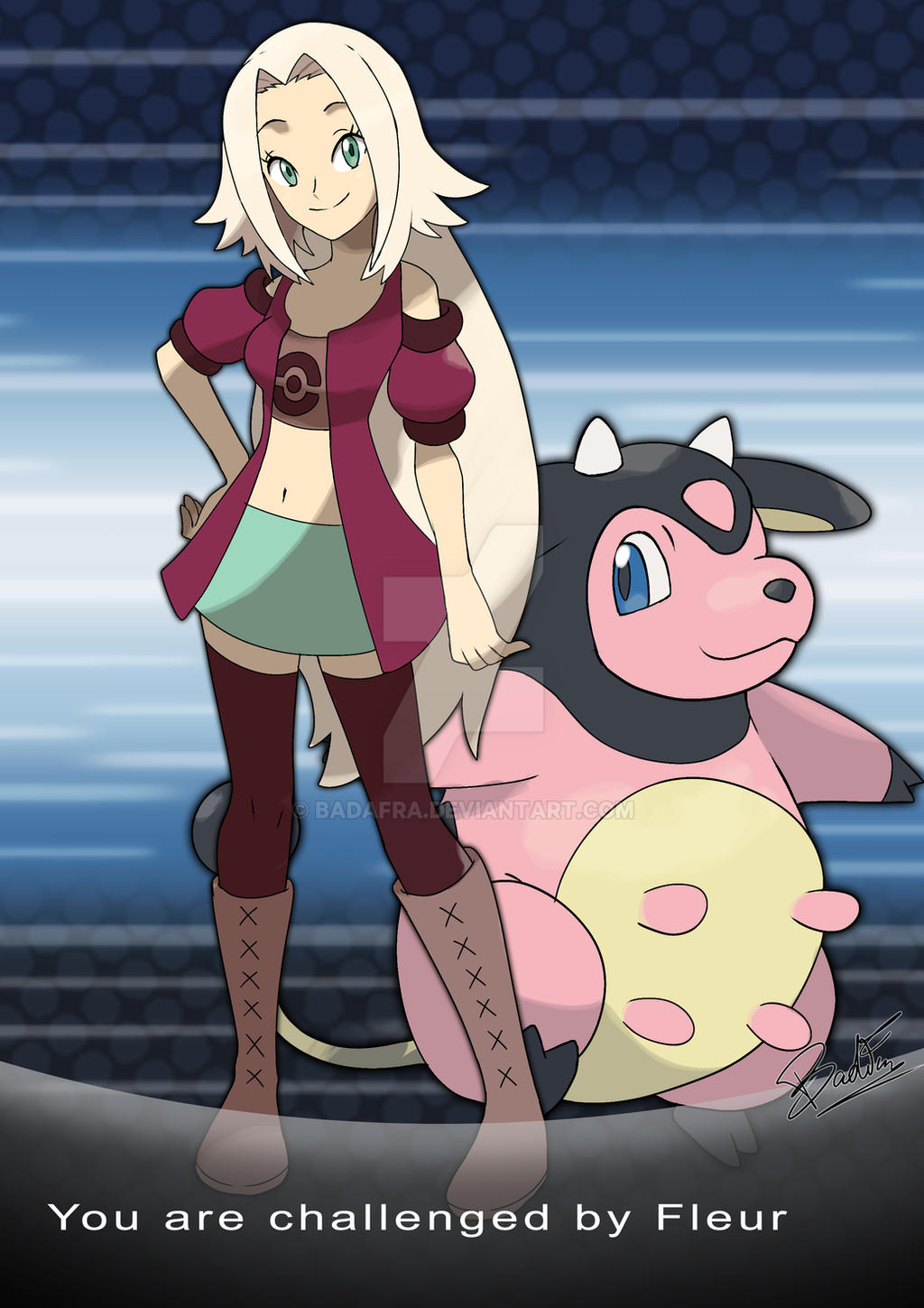 Pokemon trainer : Fleur by badafra on DeviantArt