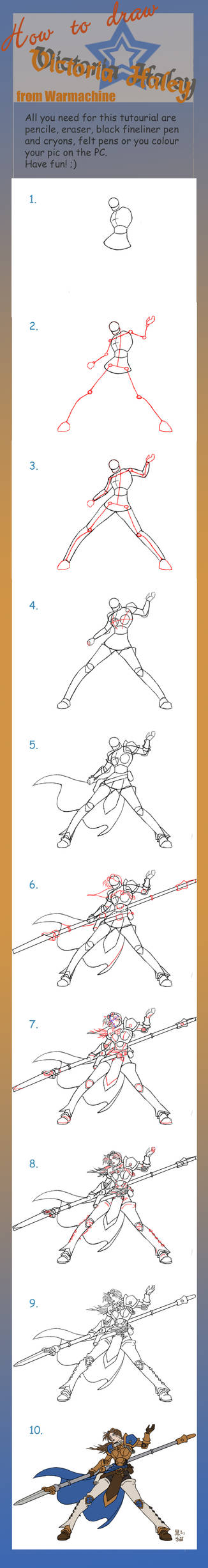 How To Draw Victoria Haley