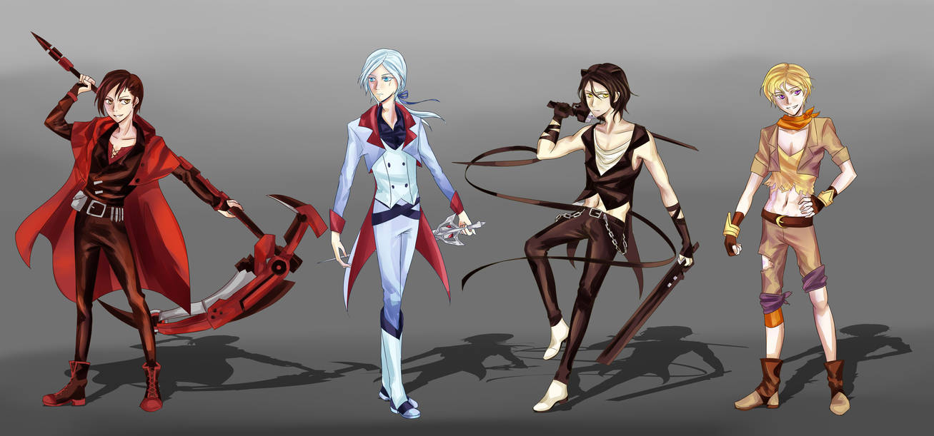 RWBY Genderbend by bertalina on DeviantArt