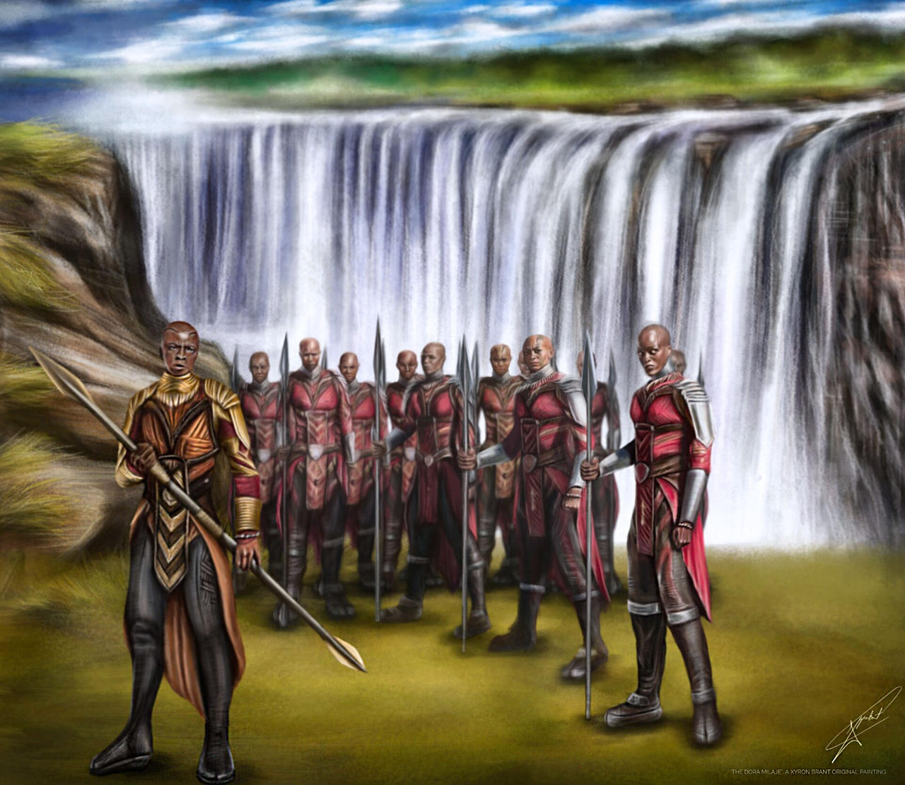 The Dora Milaje By ArtbyXyronBrant On DeviantArt the-dora-milaje-by-artbyxyronbrant-on-deviantart