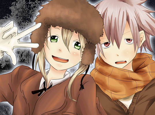 Soul and Maka Winter